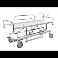 15186-CHARIOT BRANCARD HAUTEUR VARIABLE HYDRAULIQUE