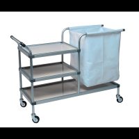 15201-CHARIOT A LINGE 1 SAC 3 ETAGERES
