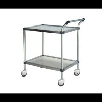 15286-GUERIDON DE SOINS 2 PLATEAUX SANS TIROIR