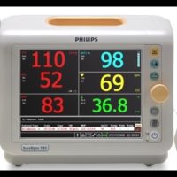 60634-MONITEUR PNI SPO2 PHILIPS SURE SIGNS VS4 SUR PIED RENOVE